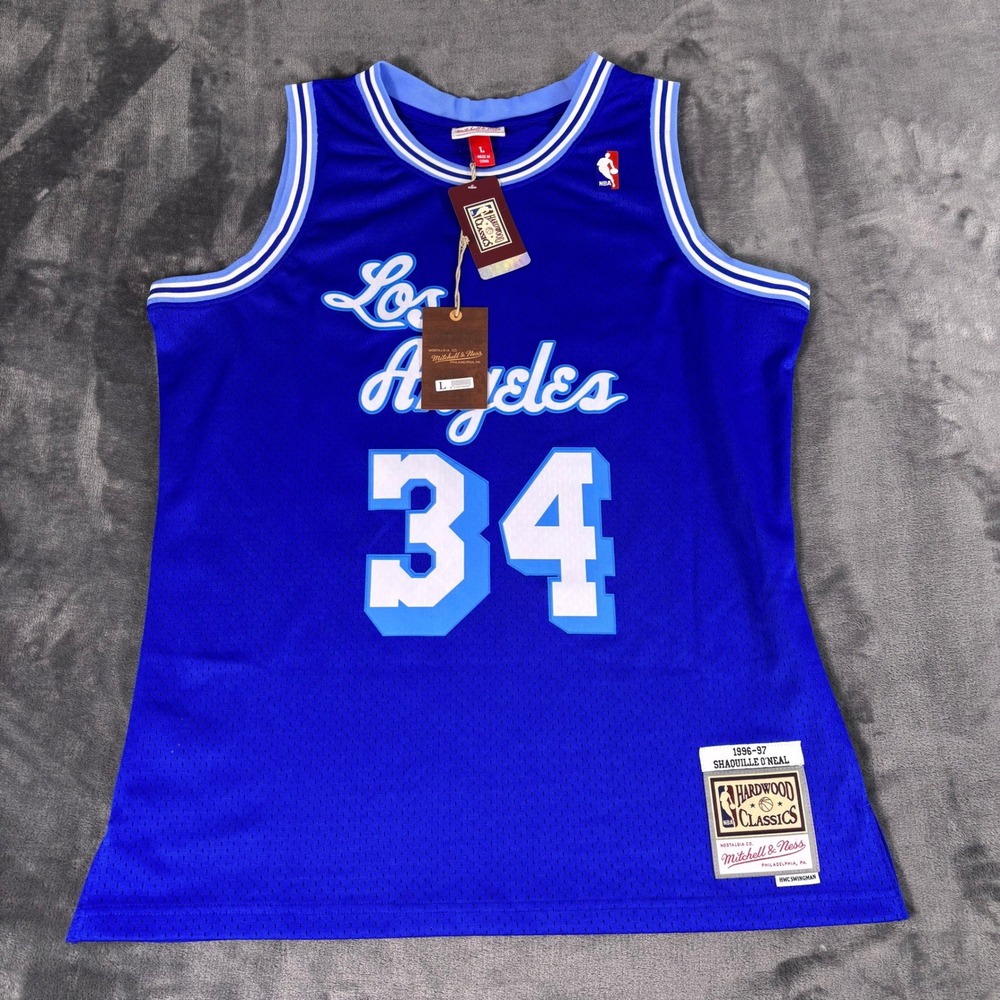 VTG Mitchell and Ness Los Angeles Lakers Shaquille Oneal 34 Jersey Men's L